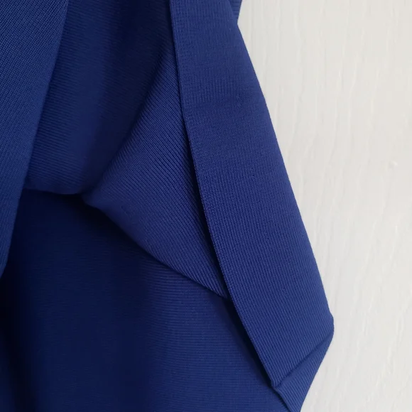 BCBGMaxAzria Blue Peplum Dress! - Picture 3 of 5